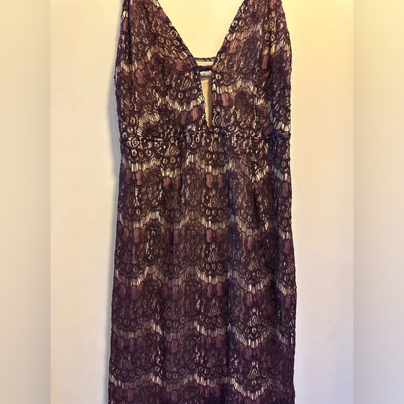 Purple Lace Lingerie style dress - Picture 2 of 9